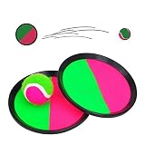 zinnorキャッチとToss Game ThrowキャッチBatボールキャッチToss Game Set with Disc Paddlesアウトドアビーチガーデンプールトイ