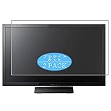 2枚 VacFun ブルーライトカット フィルム ， Sony ソニー KJ-24W450D テレビ 24インチ 向けの ブルーライトカットフィルム 保護フィルム 液晶保護フィルム（非 ガラスフィルム 強化ガラス ガラス ）
