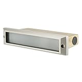 Best Quality Lighting LV55SLV Finished Outdoor Step Light with Clear Glass Shade, Stainless Steel [並
