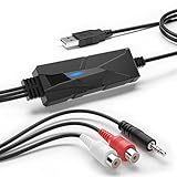 DriverGenius USB Type-C 接続 オーディオキャプチャー (USB-Cアダプター付き丨- アナログ音声デジタル化・Win/Mac対応)