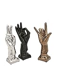 IMAX A0369300 Cohen Ceramic Hands - Assortment of 3