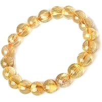 Amazon | [石街] 金運 天然石 ゴールドルチルクォーツ 小玉 約