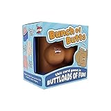 Bunch of Butts カードゲーム - ペースが速い 面白いファミリーゲーム 簡単に学べる ポータブル 旅行にやさしい カードホルダー&カード71枚 プレイヤー2~8人用 プレイ時間10~15分 対象年齢7歳以上