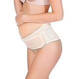 IDream 妊婦帯 腹帯 骨盤ベルト 産前 産後 腰痛 に 体にフィット 腹帯び マタニティ 交換保証付き ピンク