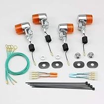 W800ストリート純正オレンジ 丸型ウィンカー 4個セット W800ストリート純正オレンジ 丸型ウィンカー 4個セット W800