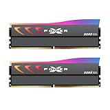 Silicon Power DDR5 64GB (2x32GB) バリューゲーミング6000MT/s (PC5-48000) 288ピン CL38 1.35V UDIMM デスクトップメモリモジュール RAM SP064GXLWU60BFDJ