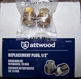 Attwood Garboardドレインプラグ、ブロンズ