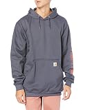 [カーハート] フード付きトレーナー SLEEVE LOGO HOODED SWEATSHIRTS メンズ BLUESTONE L [並行輸入品]