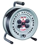 エスコ AC125V/15A/30mコードリール(サーモカット付) EA815BL-30