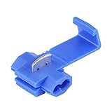 圧着端子 セット 配線コネクター クイックスプライスコネクター 青色 50個セット スコッチロック ワイヤコネクタ 電気端子圧着 電線クイックスプライス端子 配線分岐コネクタ 断熱性 再封可能