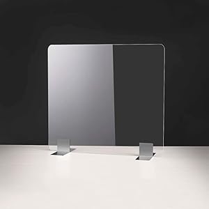 当日発送/W600mm×H650mm ステンレス足付き 飛沫防止 透明アクリルパーテーション 組立式 受付 カウンター…