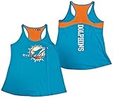 Miami Dolphinsレディースベビージャージーレーサーバックタンクトップ M