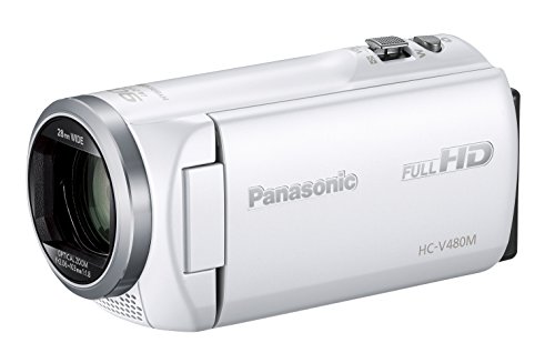 Panasonic HD Camcorder HC-V480M-W 32GB 90X 2.2M P zoom White