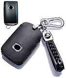 （yoshinari） マツダ2 マツダ 3用 CX-30 CX-60 CX-3 CX-5 CX-8 ロードスター MX-30 マツダ6 本革 スマート キーケース キーカバー キーホルダー (黒）