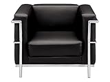 大川家具 関家具 1人掛けソファ(幅77cm 素材/合皮) キック ブラック色 149035