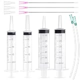 注射器20 ml シリンジ、18 G 鈍針、DIYクラフト、木工、オイル、インク、工業用途に、清め