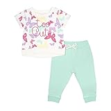 Limited Too 2 Piece French Terry Short Sleeve &ジョガーセット カラー: ブルー