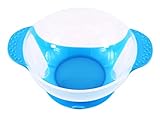 (キッズ　ハウス)KIDS HOUSE 　ベビー用ボウル　こぼれ防止　吸着ボウル　 (ブルー)