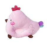 ベビー枕 ドーナツ枕 赤ちゃん 出産祝いにも 赤ちゃんアンチロール枕防ぐ 平らな頭スリーピングポジショナーWMTYE24 (ピンク)