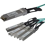 StarTech.com AOCブレークアウトケーブル/3m/Cisco製品QSFP-4X10G-AOC3M互換/アクティブ光ケーブル/C9300 C3850対応 QSFP4X10GAO3