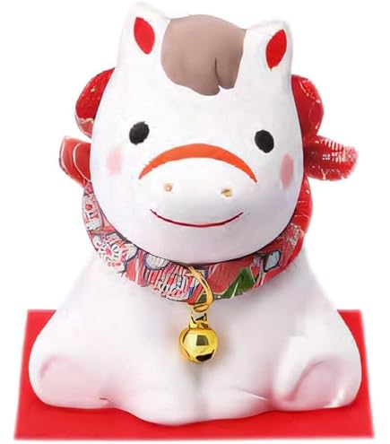 Amazon.co.jp: 干支 午 置物 馬 うま 2026年/ 錦彩招福午(天翔