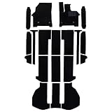 FJCRAFT 【T107】 トヨタ 互換品 アルファード ヴェルファイア 40系 フロアマット カーマット ラゲッジマット サイドステップマット 日本製 カーフィール加工 (エクセレント・ブラック)