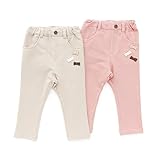 Lily ivory(リリー アイボリー) 長丈パンツ (80～130cm) キムラタンの子供服 (71023-171a) ピンク 130