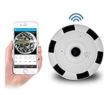 KYW wifi ネットワークカメラ 遠隔監視高画質 200万画素 監視カメラ ワイヤレス 双方向通話 防犯カメラ 暗視 動作検知 上書き録画 全天球カメラ 360度