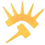 50枚入り 園芸ラベル 植物タグ マーカー T型 プラスチック製 保育園 ガーデニング 植物