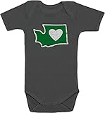 ハートin Washington Infant Onesie 6月 – アンティーク調デザイン – スーパーソフトfor Boys & Girls - 100 %コットン