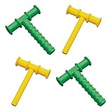 Chewy Tubes Teether Combo, - Green/Yellow by THE SENSORY UNIVERSITY