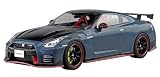 青島文化教材社(AOSHIMA) 1/24 楽プラ スナップカーシリーズ No.02-NG R35 NISSAN GT-R NISMO Special edition 2022 NISMO ステルスグレー 色分け済みプラモデル (自動車)