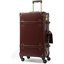 ゲラルディーニGHERARDINIブラウンとレッドの小型キャリーケース