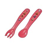 レック アンパンマン こども食器 スプーン ・ フォーク ( ピンク )