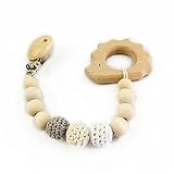 Baby Teething toy Wooden Teether Animal Pacifier Clip Eco-friendly Clip Chewable Infant Holder Baby 