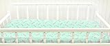 New Arrivals Changing Pad Cover, Zebra Parade in Mint by New Arrivals