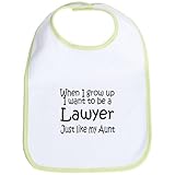 CafePress WIGU Lawyer Aunt Bib - Standard Kiwi by CafePress