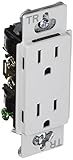 Lutron SCRS-15-TR-PD Satin Colors 15-Amp Duplex Tamper Resistant Receptacle, Palladium [並行輸入品]