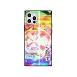 グルマンディーズ バンダイ エヴァンゲリオン iPhone12/12 Pro(6.1インチ)対応 スクエアガラスケース Bタイプ EV-156B
