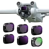 NEEWER NDフィルターセット コンパチブル Mini 3/Mini 3 Pro CPL+ND8+ND16+ ND32+ND64+ND128 アルミ合金製枠 マルチコーティング HD光学ガラス 撥水防汚 キズ防止 ドローンアクセサリー FL-DM3