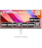 Amazon.co.jp: LG モニター ディスプレイ 34WQ650-W 34インチ/平面