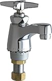 シカゴ洗面701-coldab単一冷たい水供給Basin蛇口withクロス手、 4.90 x 5.80 x 7.10 inches 701-COLDABCP 1