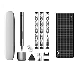 NovelLife Wowstick 1F Proミニ精密電動スクリュードライバ、コンパクトコードレスドライバセット、56pcs 1/8"磁気ビットキット、3.7V充電式リチウムイオン電池、USB充電