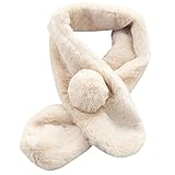 Goenn かわいい ベビー 赤ちゃんマフラー 防寒 冬 しもやけ 対策 キッズ子供用 誕生日、お祝い、プレゼント 公園 お出かけ お散歩 (ベージュ)