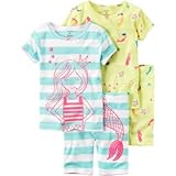 カーターズ Carter's/ 4ピースサンフィットコットンパジャマ ブルー スリープウェア 12ヶ月【並行輸入】
