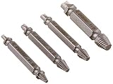なめたネジはずしビット - Jadeshay 潰れたネジ外し、ネジ 外し、専用工具 、合金鋼、 折れたボルト抜き、修理用工具、ネジ取り、4本 セット