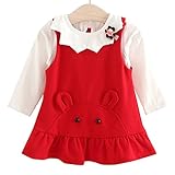 YY-Natuhi ベビー服 子供服 女の子 ワンピース ブラウン 二点セット サロペット キッズ スカート 新生児 ボディースーツ ベビー 長袖 赤ちゃん 入学式 出産祝い 七五三 ウサギ フレア 