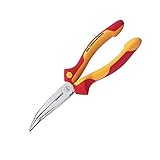 Wiha 32807 Insulated 45 Degrees 6.3-Inch Bent Nose Pliers with Cutters [並行輸入品]