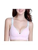 uxcell 授乳ブラジャー マタニティブラ 母乳 妊婦 ノンワイヤー フルカップ 綿 通気性 女性用