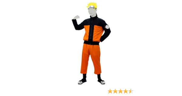 Amazon Naruto ナルト 疾風伝 うずまきナルト 公式 コスチューム メンズ Mサイズ コスプレ 仮装 通販